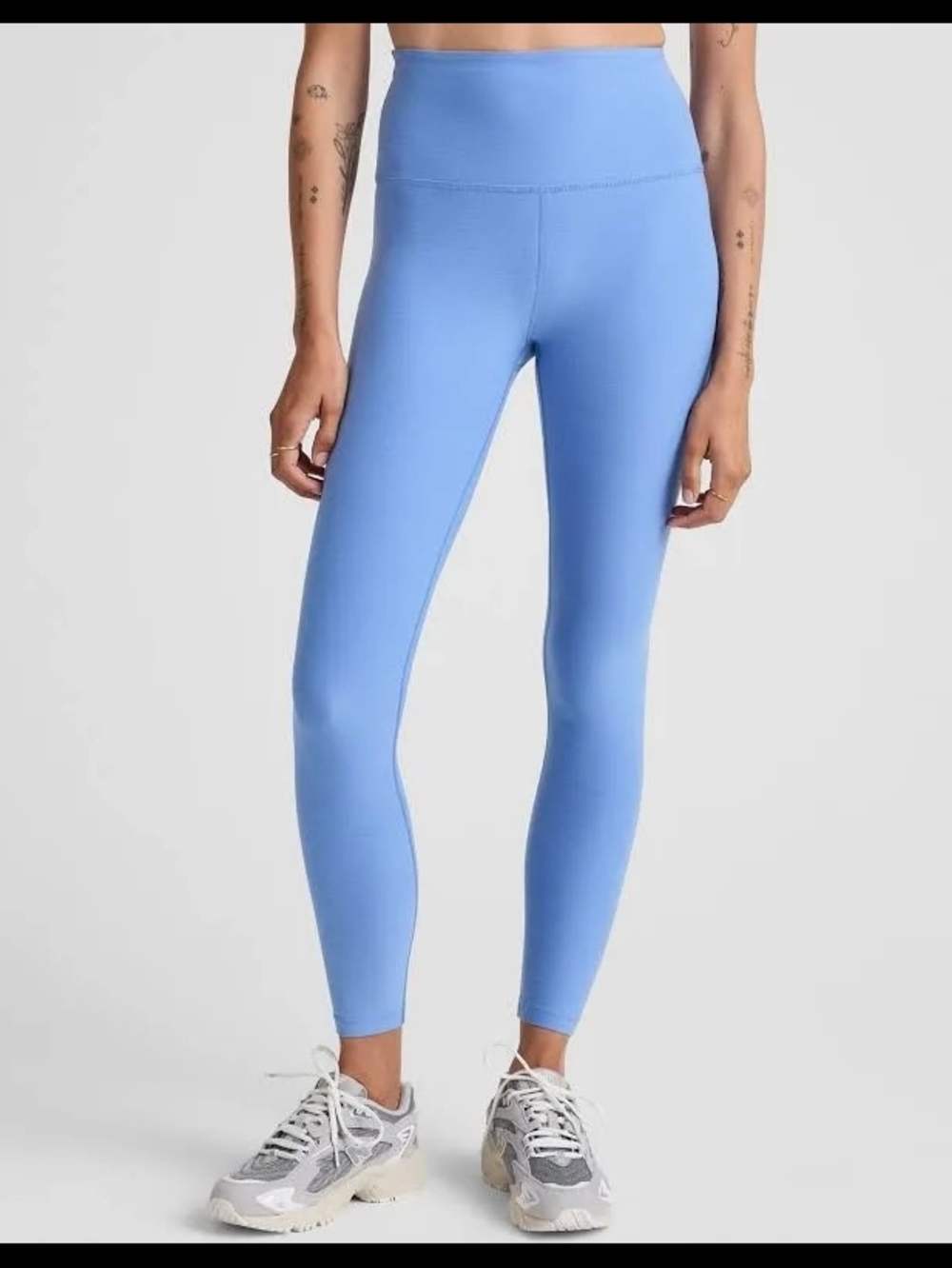 Beyond Yoga High-Rise Leggings in Flower Blue Heather